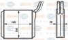 VAUXH 1806122 Heat Exchanger, interior heating